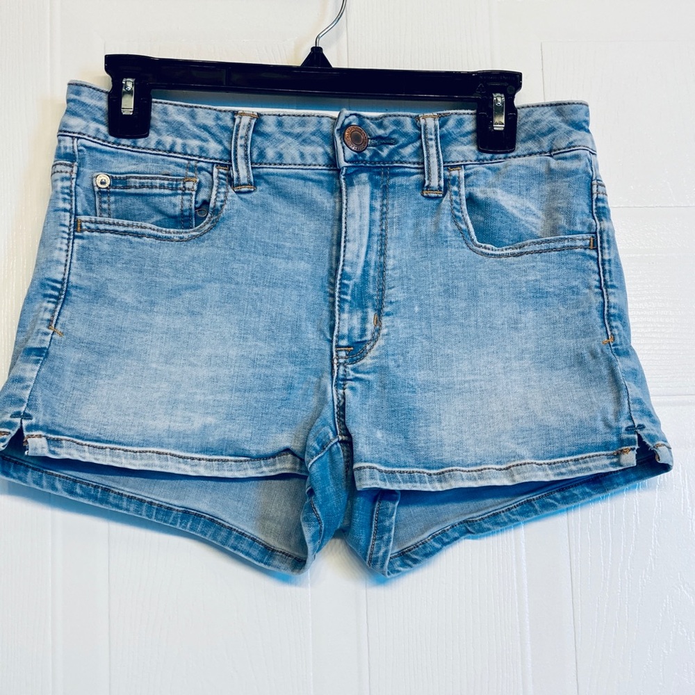 AE Super Super Stretch Hi-Rise Shortie Shorts 10